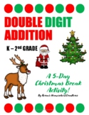 Holiday/Christmas Double Digit Addition (Math)