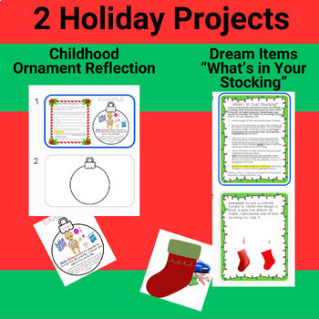 Preview of Holiday Christmas Google Slides Digital Projects - Self paced and easy!