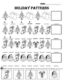 Holiday (Christmas) Patterns Worksheet