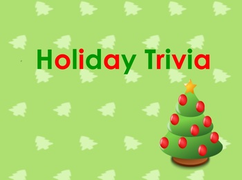 Preview of Christmas Holiday Trivia - 100 Questions - PowerPoint Version