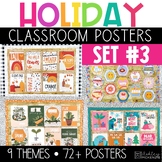 Holiday Classroom Decor Posters Bundle #3