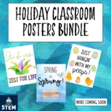 Holiday Classroom Posters Bundle