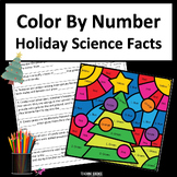 Holiday Color By Number Review & Worksheet Christmas & Hol
