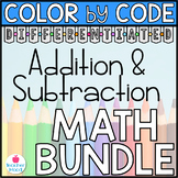 Holiday Coloring Pages | Addition and Subtraction Facts | 