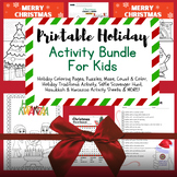 Holiday Coloring Pages and Activity Sheets | 40 Page | Bes