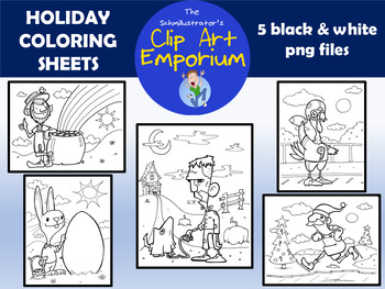 Holiday Coloring Sheets - The O Guide