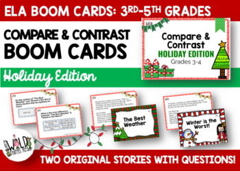 Preview of Holiday Compare & Contrast Boom Cards