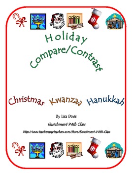 Preview of Holiday Compare/Contrast FREEBIE