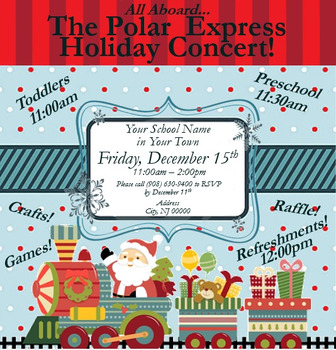 Preview of Holiday Concert / Winter Open House Flyer