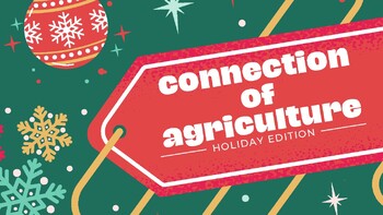 Preview of Holiday Connection of Agriculture