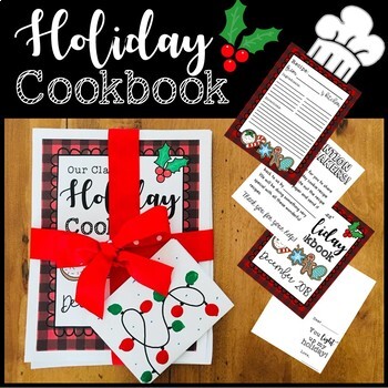 Preview of Holiday Cookbook | Student Holiday Gift to Parents
