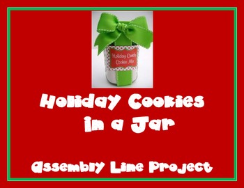 Preview of Holiday Cookies Project for Math Science and Social Studies