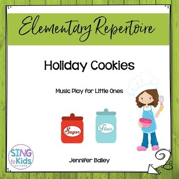 Preview of Holiday Cookies Song Story for Interactive White Board