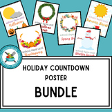 Holiday Countdown BUNDLE - Door Hanger/Poster