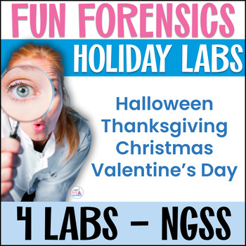 Preview of Forensic Science Crime Scene Investigation Middle School Holiday Lesson Plans