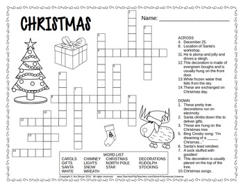 Holiday Crossword Puzzles: Halloween, Thanksgiving, Christmas, Easter ...