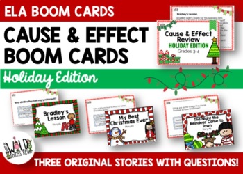 Preview of Holiday Cause & Effect Boom Cards
