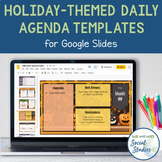 Holiday Daily Agenda Slides for Google Drive | Earth Day, 