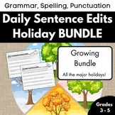 Holiday Daily Sentence Edits - GROWING BUNDLE! (All the ma