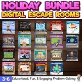Holiday Digital Escape Room Growing Bundle - Breakouts All
