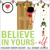 Holiday Door Decor or Christmas Bulletin Board | ELF Theme