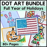 BUNDLE - Full Year of Holiday Dot Marker Printables - Dot 