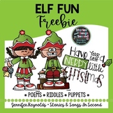 Holiday Elf Literacy Pack - FREEBIE