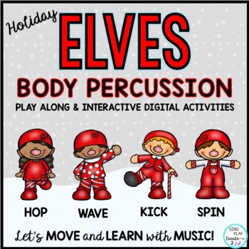 Preview of Holiday Elves Body Percussion Steady Beat Play Along Activity: Video Google Apps