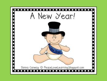 Preview of Holiday Emergent Reader - A New Year
