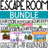 Holiday Escape Room BUNDLE ⎢ Printable + Digital - Distanc