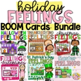 Holiday Feelings Emotions BOOM Cards™ SEL & Counseling BUNDLE