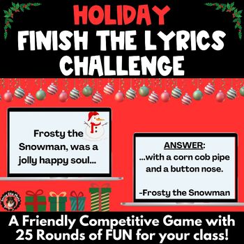 Love Songs Lyrics Challenge Game - The Quick Thinking and Singing Family  Party Game | Valentines Finish the Lyric Game | Musical Group Games