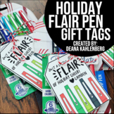 Holiday Flair Pen Gift Tags