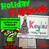 Holiday Flipbook Activity (includes non-Christmas versions)