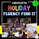 Holiday Fluency Find It BUNDLE (Kindergarten)