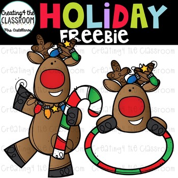 Preview of Holiday Freebie {Christmas Clip Art}