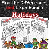 Holiday Fun Bundle - I Spy and Find the Differences