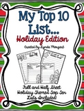 Holiday Fun Top Ten Lists