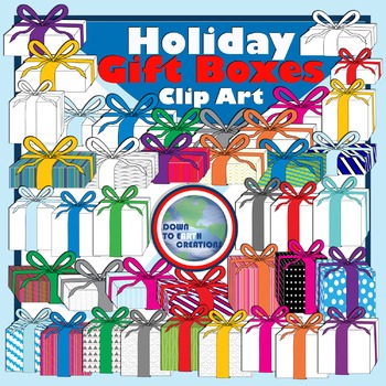 holiday gift box clip art