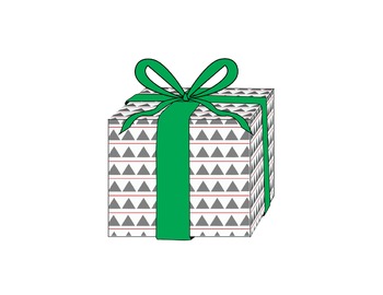 holiday gift box clip art