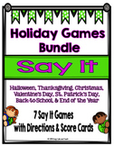 Holiday Games Bundle {7 Games}