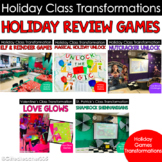 Holiday Games & Classroom Review Transformation Bundle