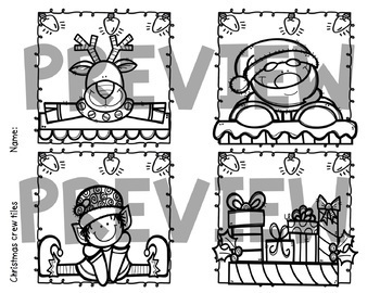 Holiday characters xmas coasters - TenStickers