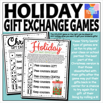 Gift Exchange Game by Kelly's Classroom Online