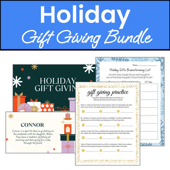 Preview of Holiday Gift Giving Activities BUNDLE