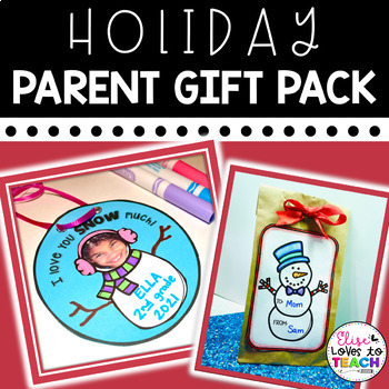 Preview of Holiday Gift Pack for Student Christmas Gift to Parents