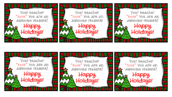 Holiday Gift Poem by Kidding Around in Kindergarten | TpT