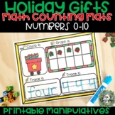 Holiday Gift Presents Counting Mats | Math Centers Prescho