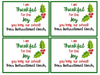 Holiday Gift Tag By Love Teach Bless 