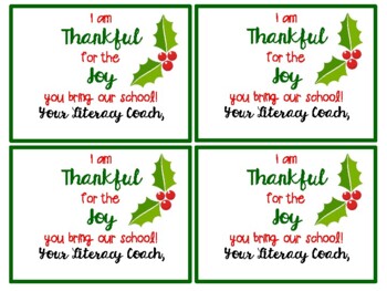 Holiday Gift Tag by Love Teach Bless | Teachers Pay Teachers